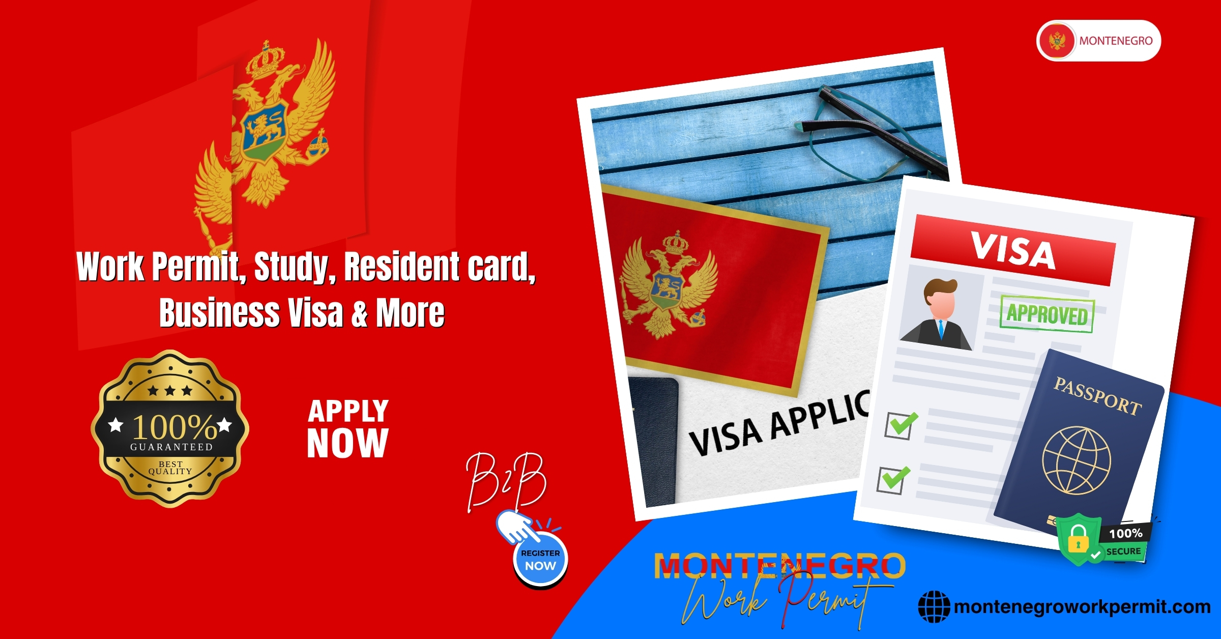 Montenegro Work Permit and Business Resident Visa Requirements for Nigerien Citizens